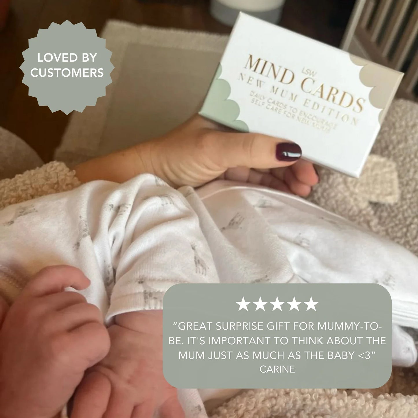 New Mum Mind Cards | Daily Positivity Mindfulness