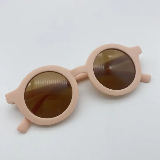 Children’s Round Sunglasses | Nude Pink