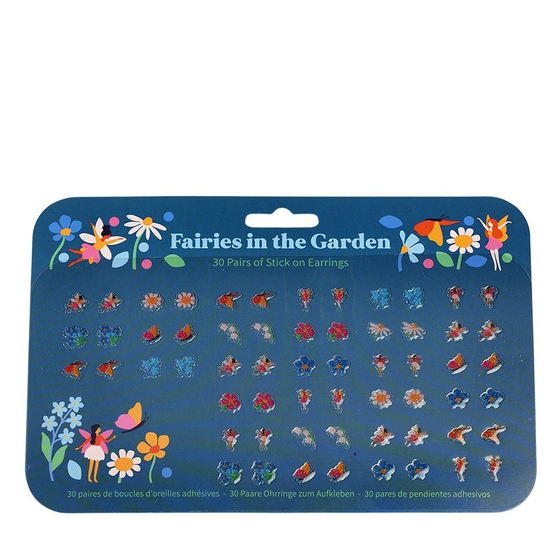 Children’s Stick On Earrings - Fairy Garden