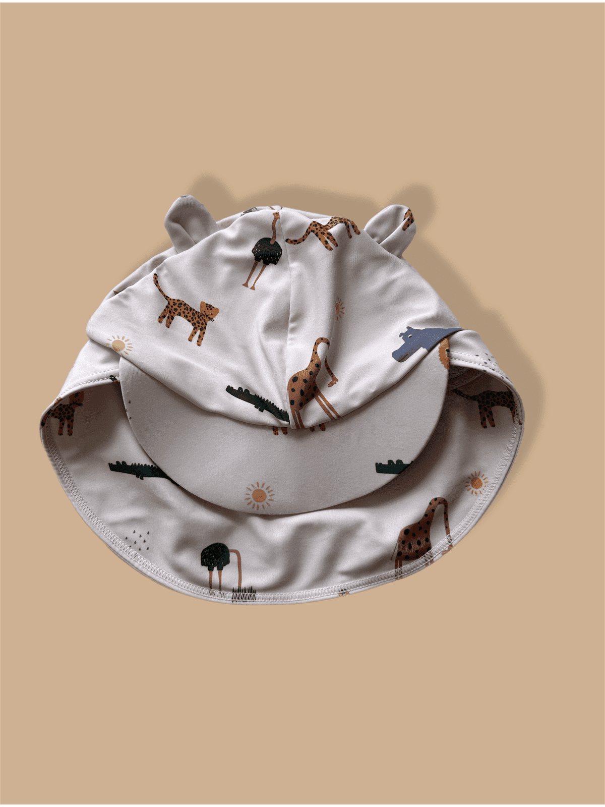 PreLoved Liewood Safari Print Swim Hat - 3-4yrs