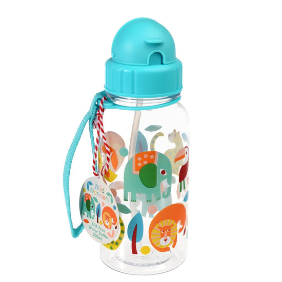 Children’s Water Bottle with Straw 500ml - Wild Wonders