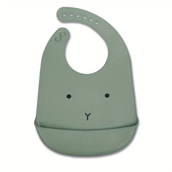 Sage Rabbit Silicone Weaning Bib