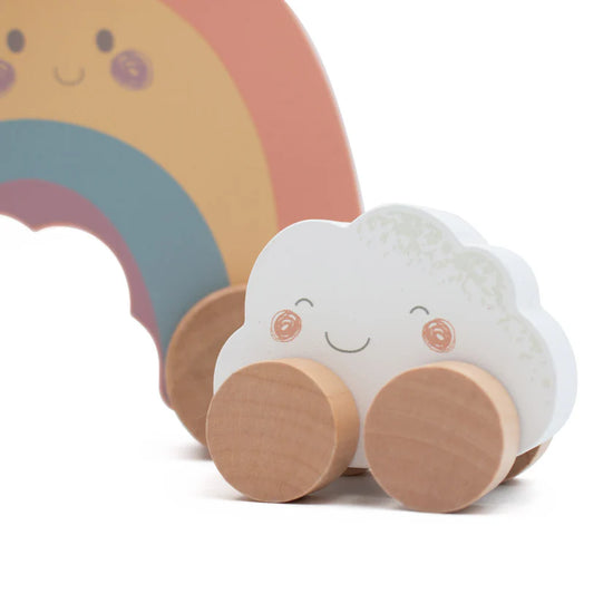 Pull Along Rainbow and Cloud Friends