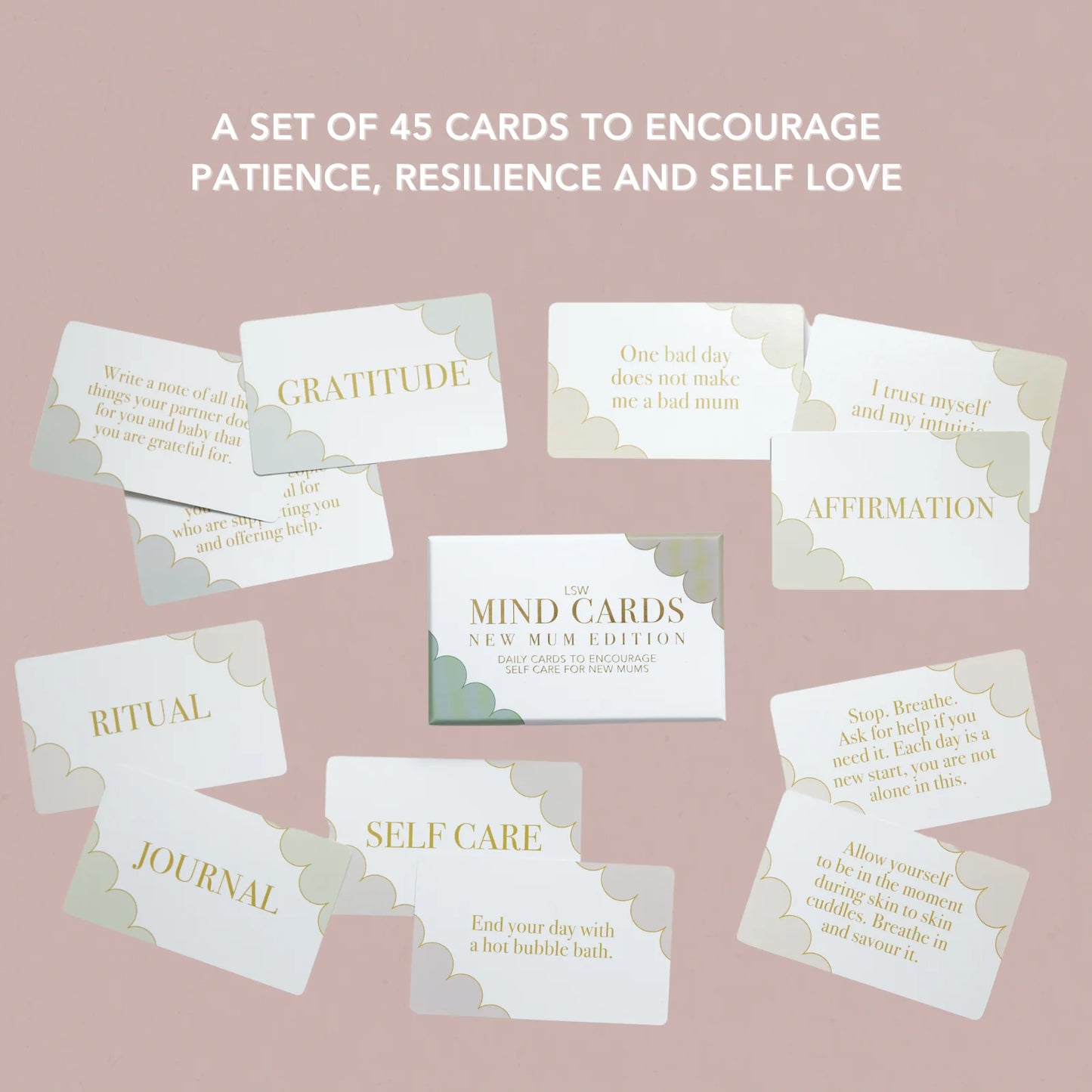 New Mum Mind Cards | Daily Positivity Mindfulness