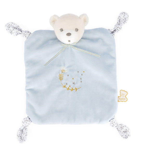 Dou Dou Knots Bear Blue | Kaloo First Soft Comforter
