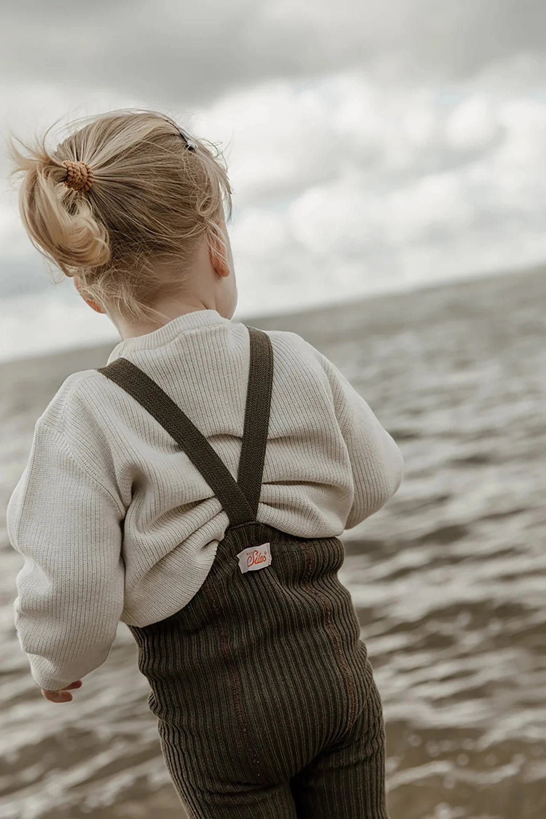 Silly Silas Footless Hippy Tights with Braces - Seaweed Brown