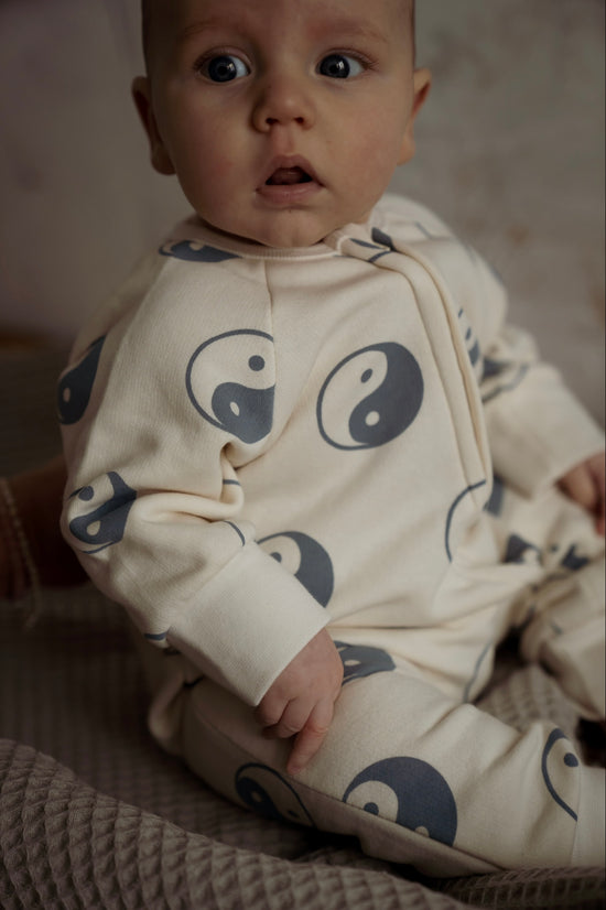 Load image into Gallery viewer, The another Fox Yin Yang Zip sleepsuit makes the perfect newborn gift 
