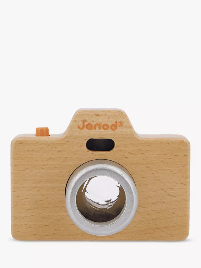 Janod Kids Wooden Camera with Flash