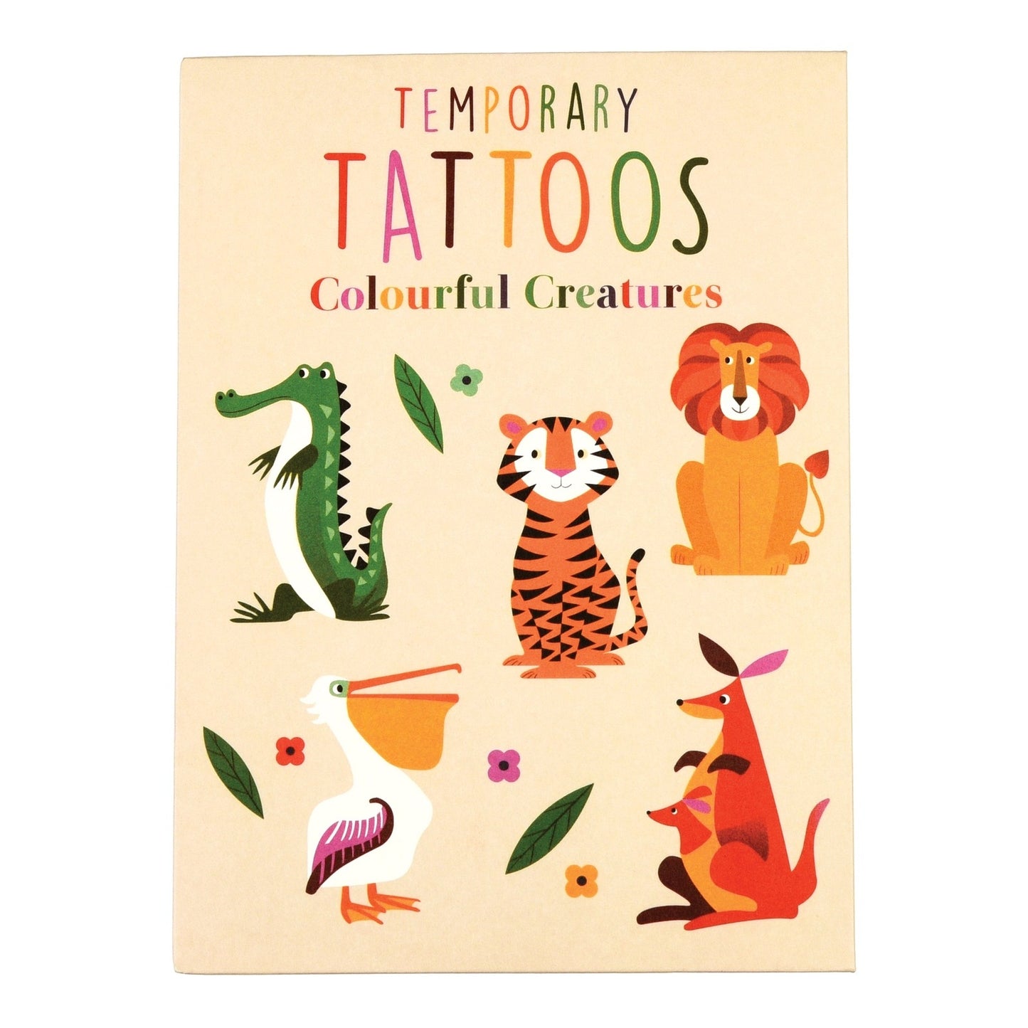 Kids Temporary Tattoos - Colourful Creatures