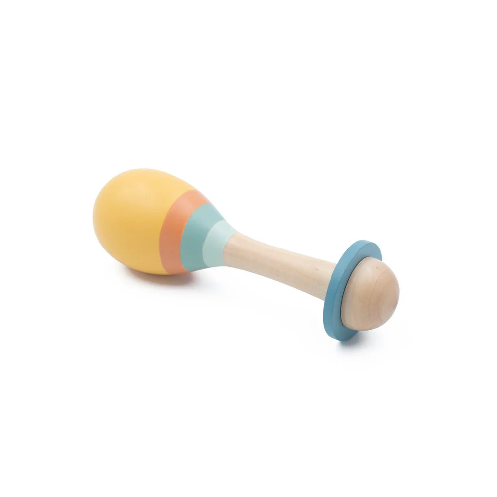 Retro Wooden Maraca Musical Toy