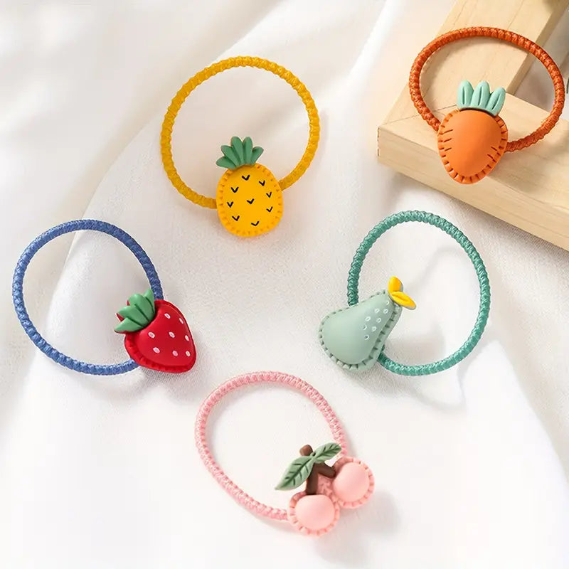 Fruit Hair Bobbles - Pack of 5