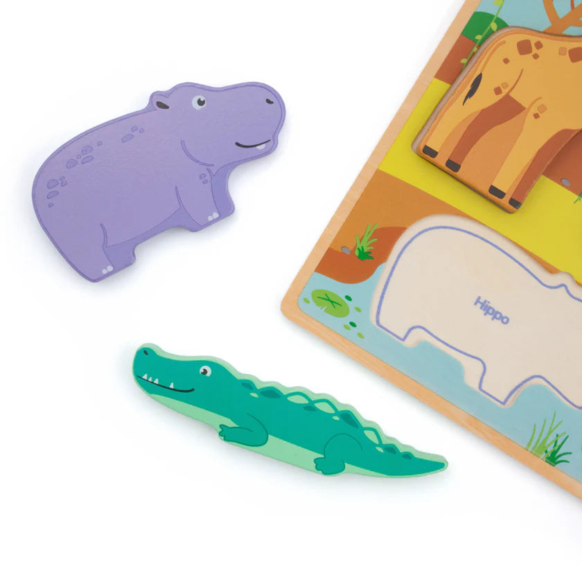 Safari Chunky Wooden Puzzle