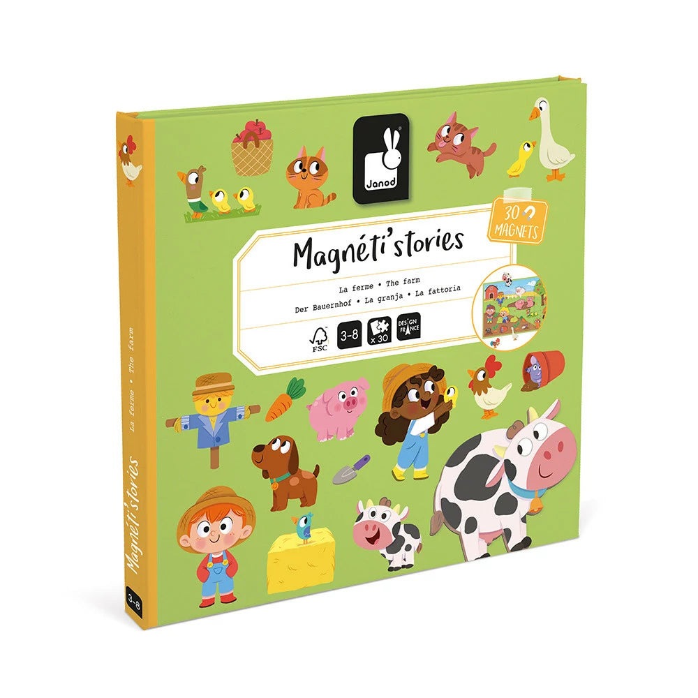 Janod Magneti’ Stories - Fold Out Magnetic Toy | Farm