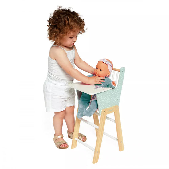 Load image into Gallery viewer, Janod Zen Doll’s Wooden High Chair
