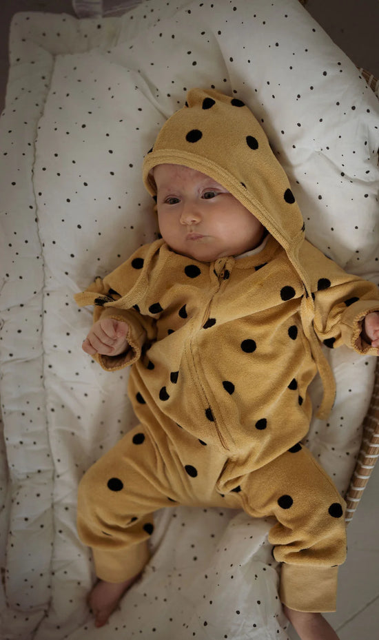 Load image into Gallery viewer, Camel Spot Terry Baby Romper - Another Fox
