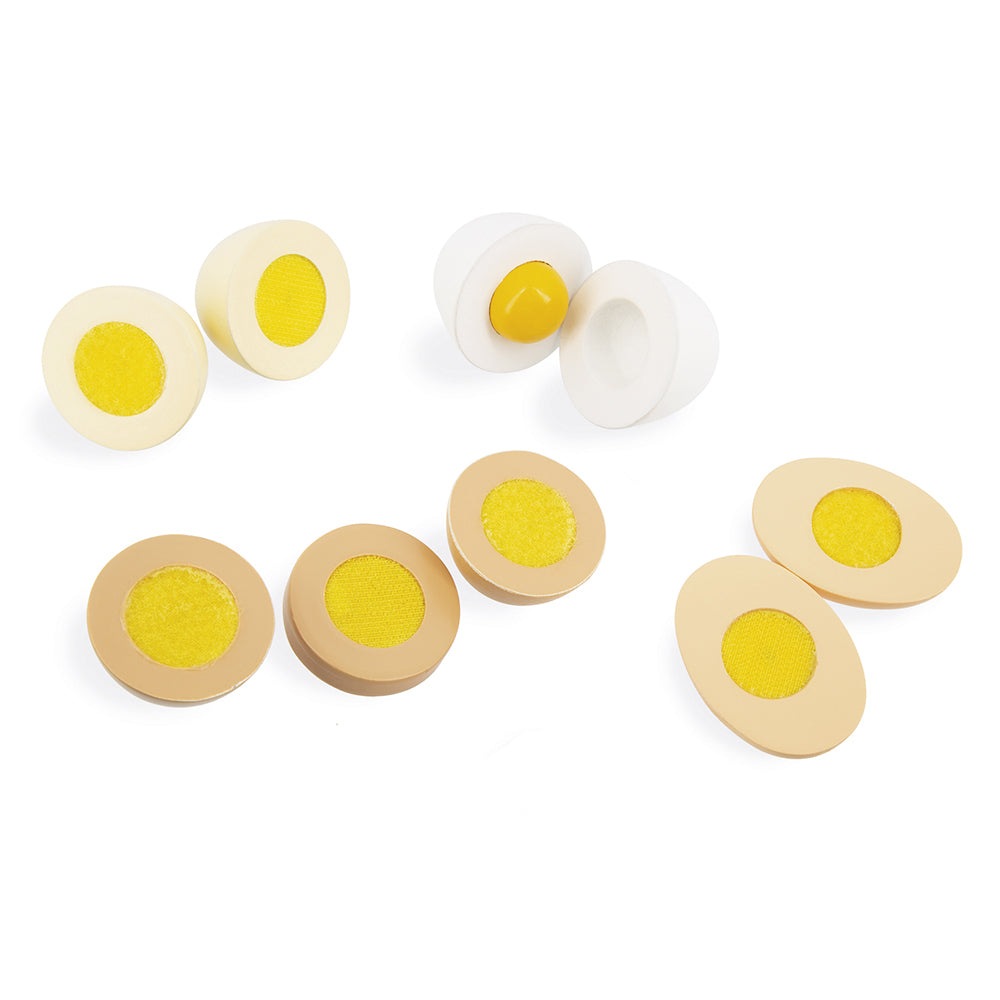 Janod Little Chef’s Wooden Eggs - Set of 4