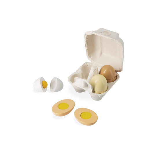 Janod Little Chef’s Wooden Eggs - Set of 4