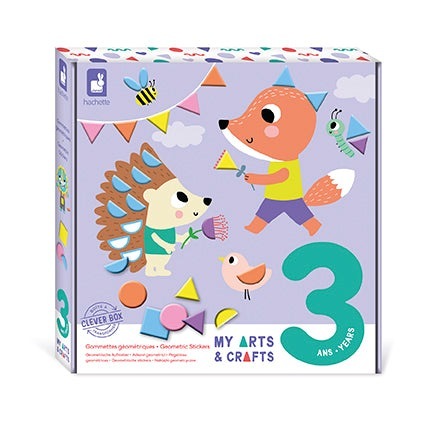 Load image into Gallery viewer, The Janod 3 Years Geometric Stickers Gift Set makes the perfect birthday present
