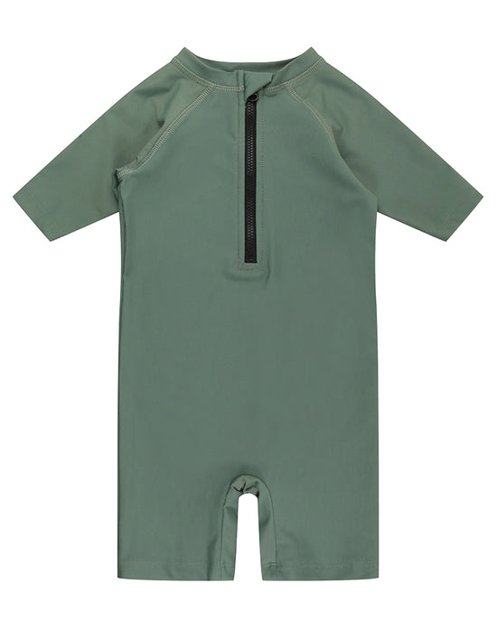 The brand new Turtledove Moss Green Surfsuit is perfect for days in the sun. Available from Children’s Store Alf & Co