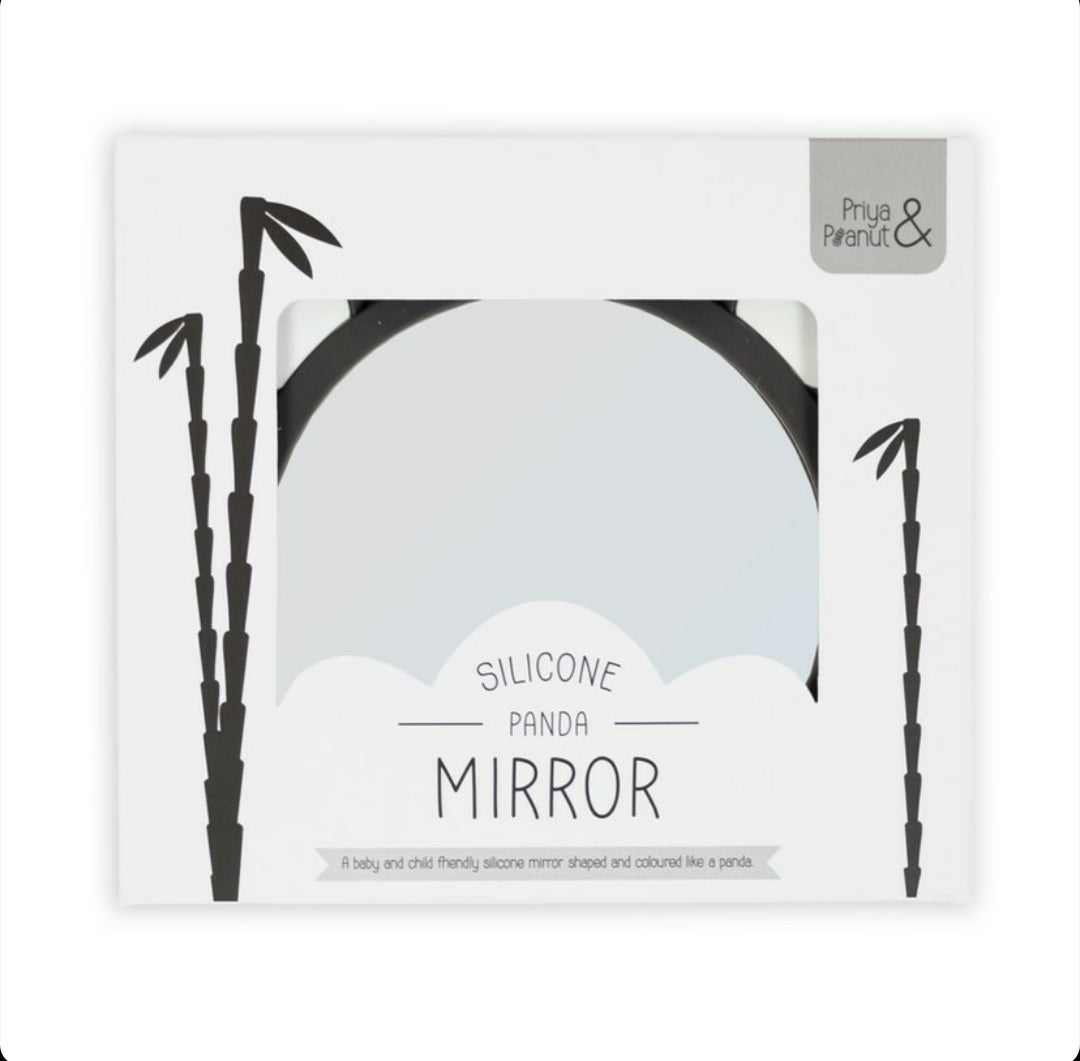 Panda Silicone Sensory Baby Mirror - 0+ months