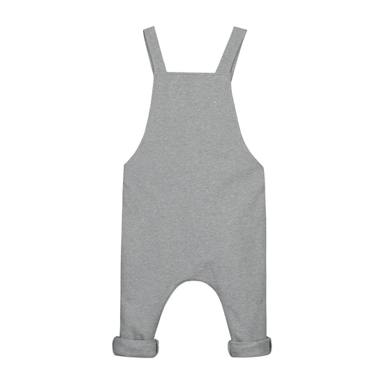 Load image into Gallery viewer, Gray Label Brushed Salopette Dungarees in Grey Marl is stocked at Nottingham’s Children’s Store Alf &amp;amp; Co,
