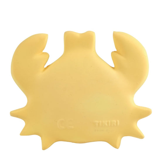 Tikiri, Natural Rubber Crab teething Rattle, Bath Toy, Baby Rattle, teether, Nottinghamshire stockist, independent children’s store