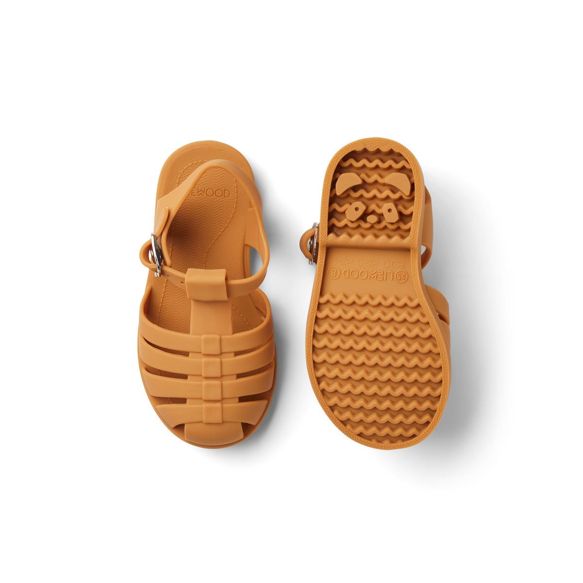 Load image into Gallery viewer, Alf &amp;amp; Co is a Nottinghamshire based childrens store and they are stockist of the Liewood Kids Bre Sandals in Mustard 
