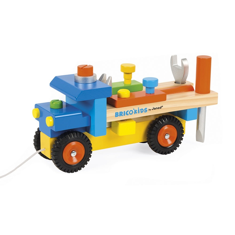 Load image into Gallery viewer, Nottinghamshire Stockist of the Janod Wooden Brico’ Kids DIY Truck
