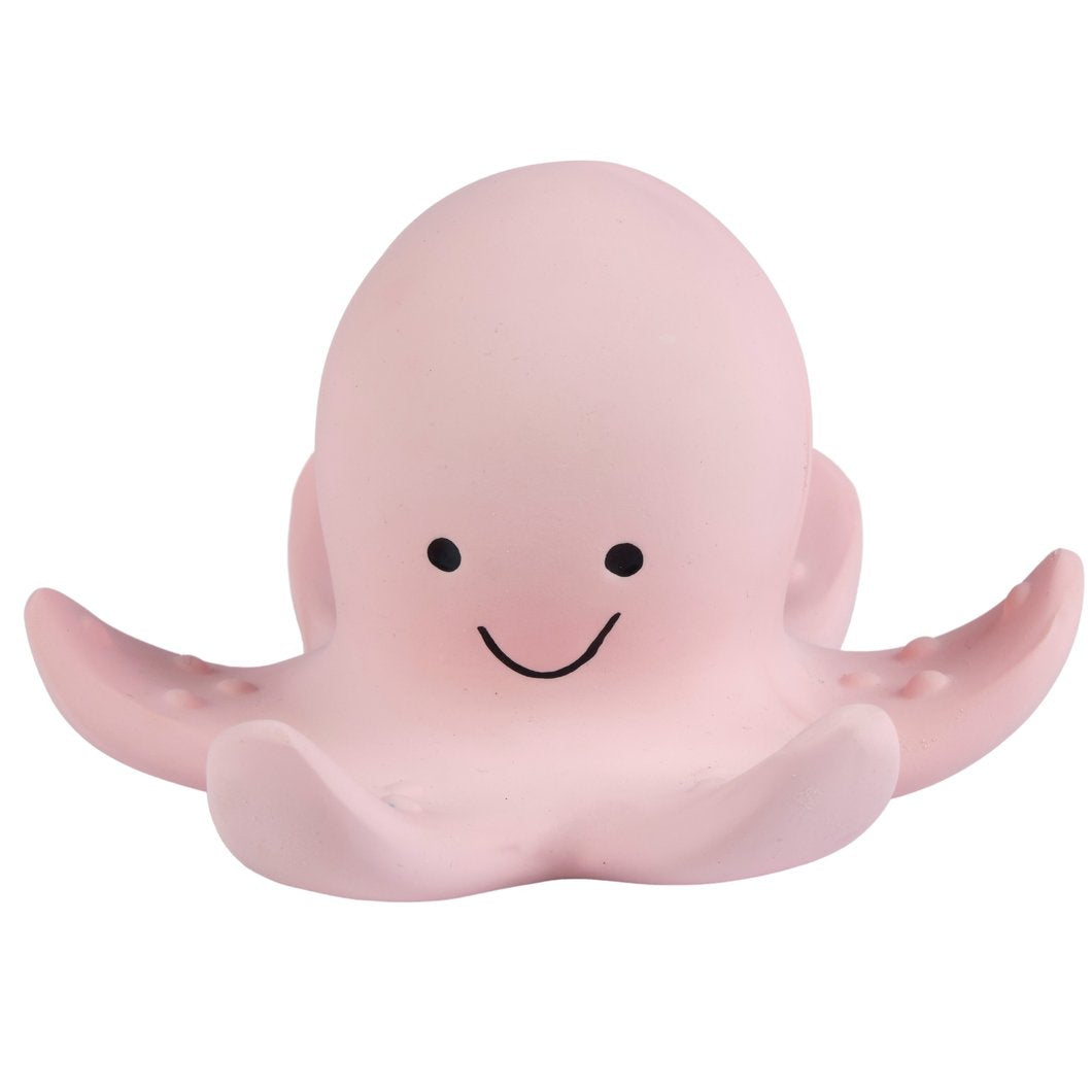 Tikiri, Natural Rubber Octopus Teething Rattle, teether, bath toys, baby rattle, baby gift, Tikiri Stockist, Nottinghamshire independent children’s store 