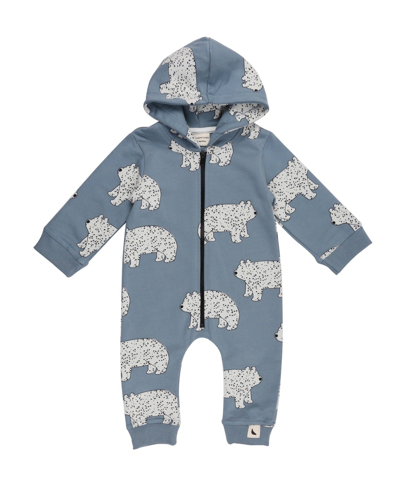 Baby Polar Bear Pramsuit Turtledove London Unisex Baby Clothes