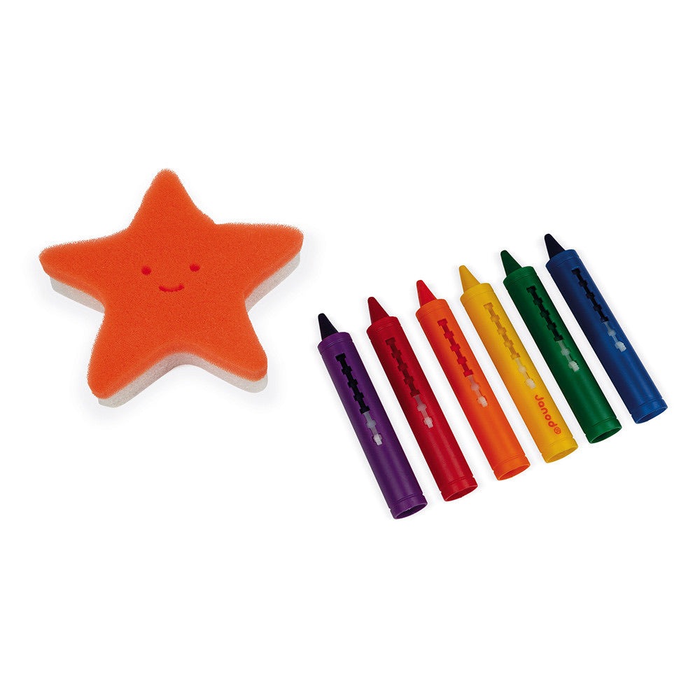Alf & Co, the Children’s independent is Janod Stockist of the Janod Kids Bath Crayons-Colouring In The Bath Set 
