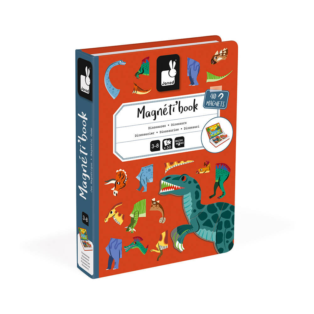 Janod Dinosaurs Magneti’ Book is the perfect gift for any little Dinosaur lovers 