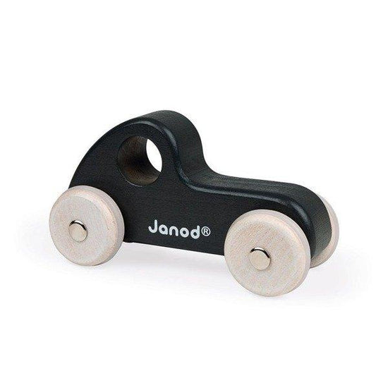 Janod, Push Along Vehicle, Black Truck, Wooden Toys, Nottingham Kids Shop, Nottingham Sustainable Toys