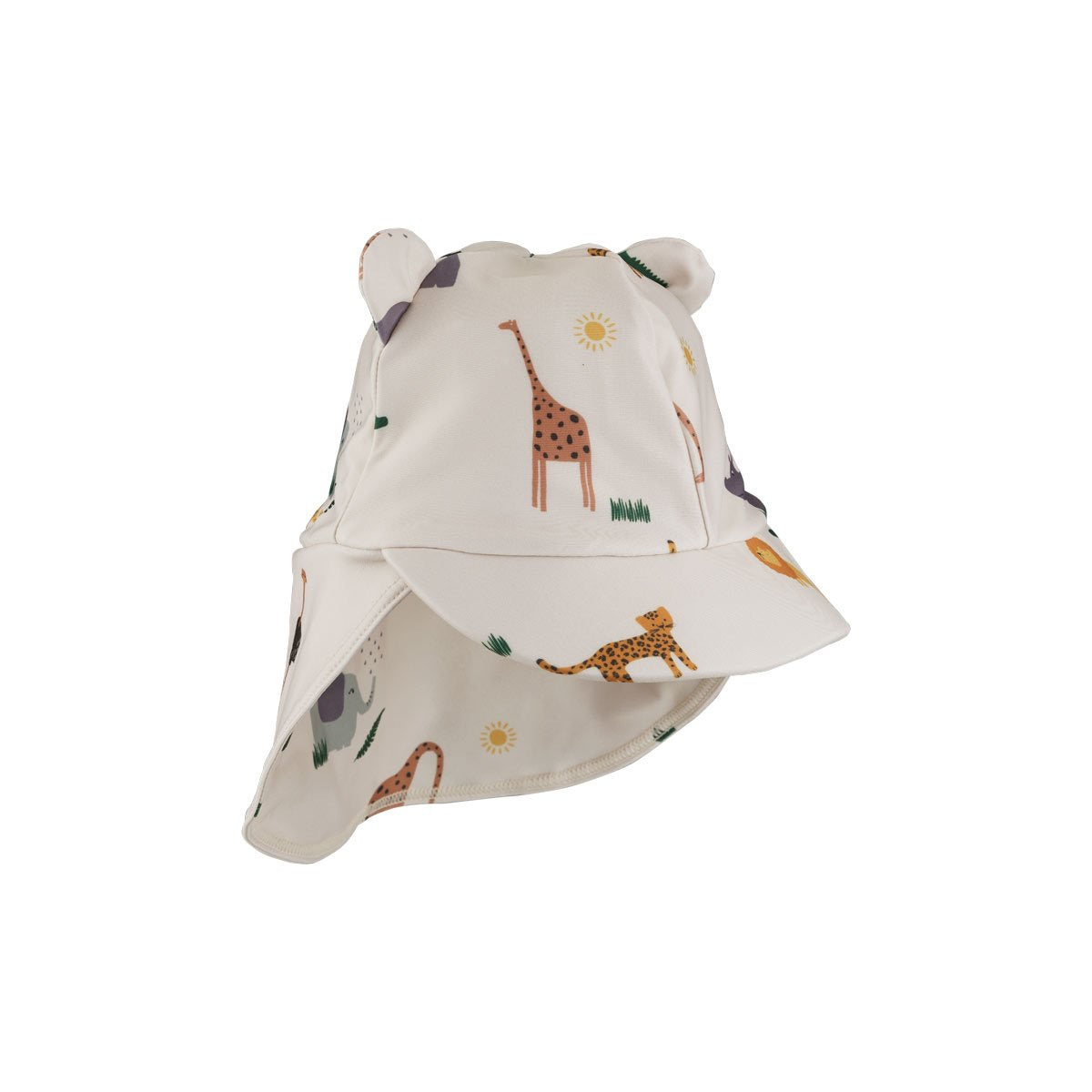 The Liewood Senia Sun Hat in the safari print is available from Alf & Co, the children’s independent 