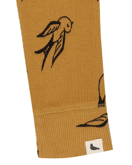 Load image into Gallery viewer, Alf &amp;amp; Co is a midlands based children’s store and they are stockist of the Turtledove Mustard Bird Leggings 
