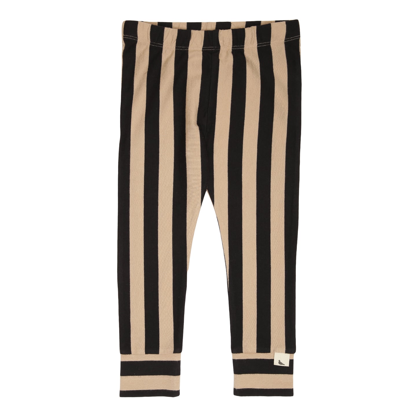 Load image into Gallery viewer, Turtledove Wide Stripe Jersey Leggings are gender neutral &amp;amp; perfect for little ones always on the go.
