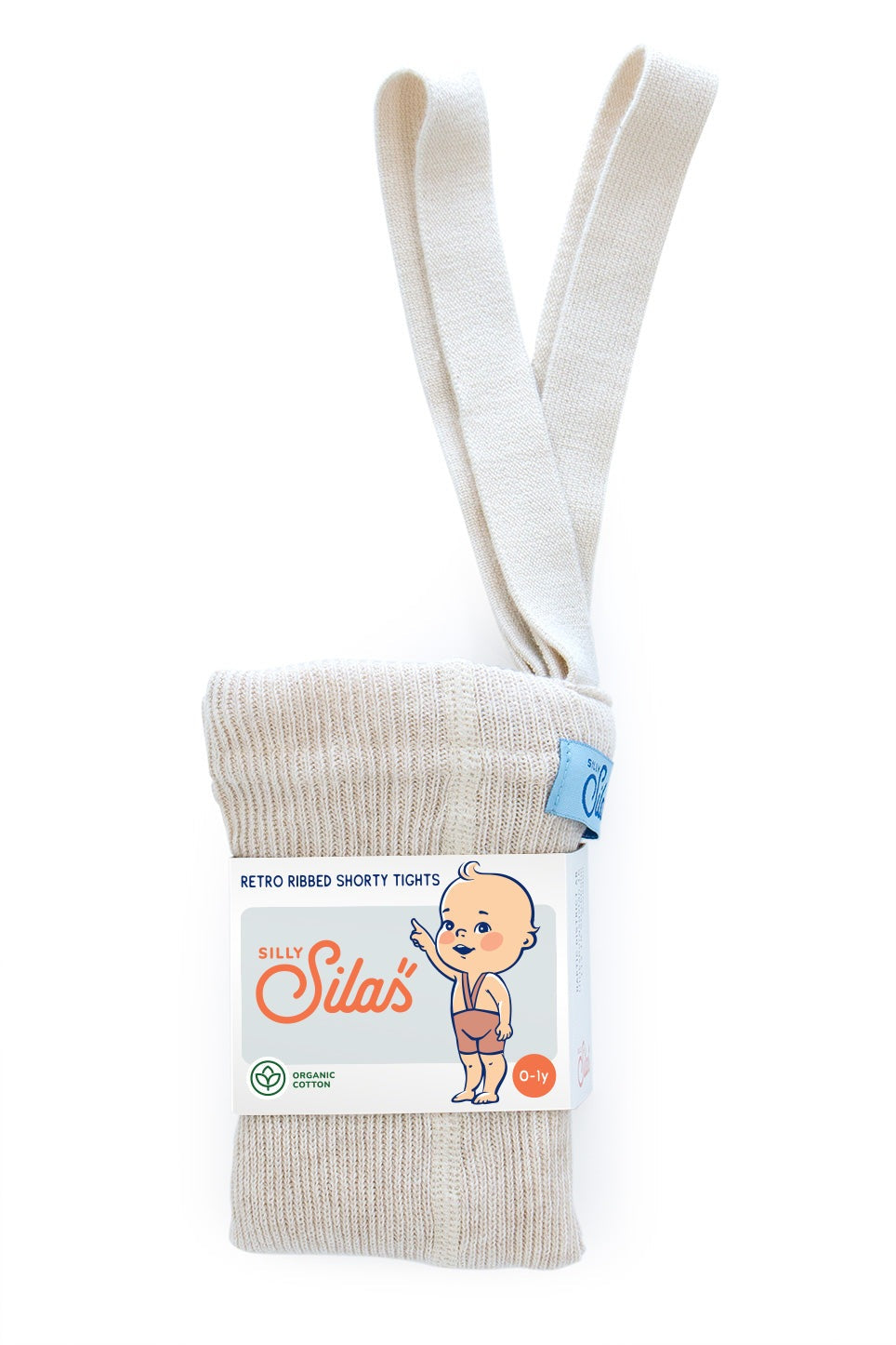 Silly Silas, Shorty tights cream blend, children’s tights, baby tights, tights with braces, tights for the summer, sustainable children’s brands, Nottinghamshire independent children’s store, Silly Silas Stockist, modern kids shop