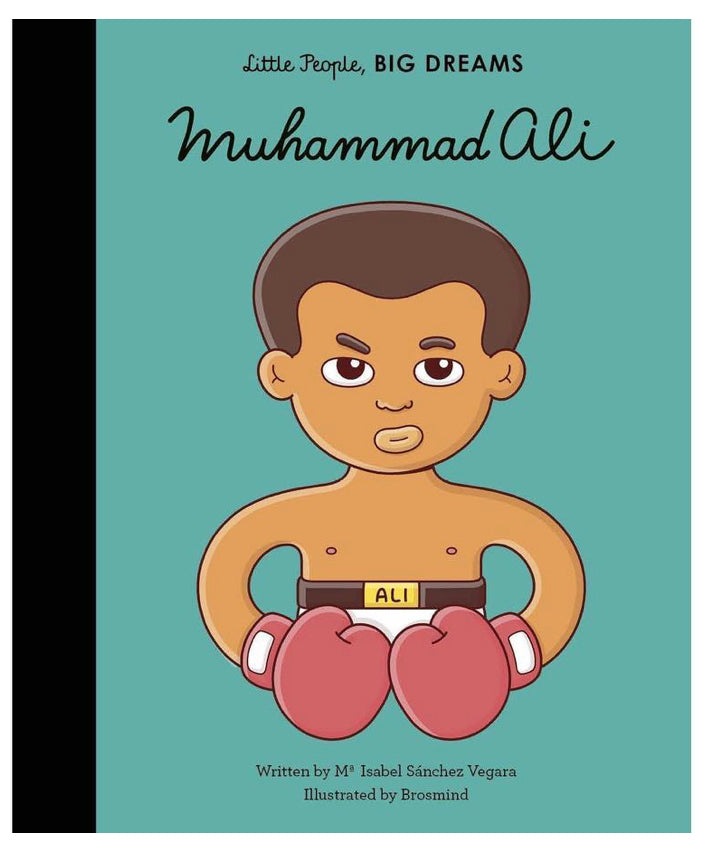 Load image into Gallery viewer, Little People Big Dreams, Muhammad Ali, Hardback, Children’s book, Nottinghamshire stockist, independent kids brand 
