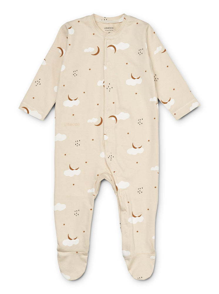 Alf & Co is a midlands based children’s store and they are stockist of the Liewood Boye Printed Jumpsuit in the stargazer/Foggy Mix print. This jumpsuit is a lovely addition to a baby gift hamper