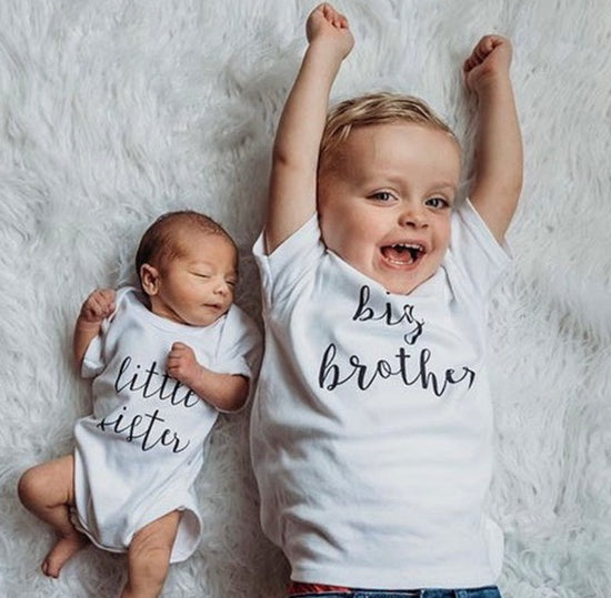 Sister Little Brother Newborn And Big Sister Outfits Little