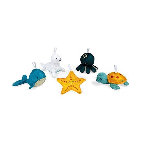 Janod My Little Paddlers Bath Toy available in a variety of sea animals 