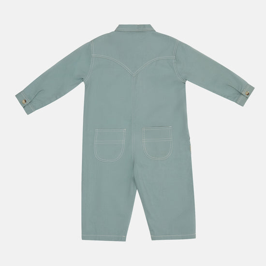 Claude and Co Kids Western Overall Sea, Children’s All in One, Children’s Clothing, Claude & Co Stockist, Milking It Overalls, Claude Milking It, Claude & Co Milking It, Nottinghamshire Independent Kids Store 