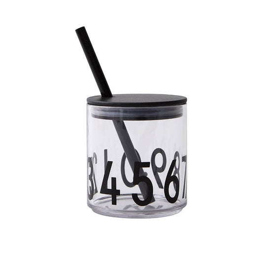Straw Lid - for Design Letters Kids ABC/123 Drinking Glass