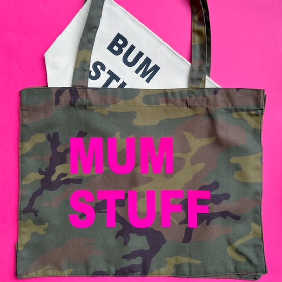 Bum Stuff Large Natural Pouch, Personalised Gifts for Mum, Presents for New Mums, Gifts for Mum To Be, New Mum Gift Set, Mum To Be Gift Set, Gifts for Mum To Be, Mum Stuff, Mum Bag, Nottinghamshire Stockist, Modern Kids Store