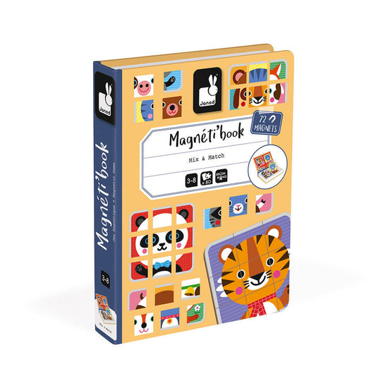 Janod Magneti’ Book Educational Toy | Mix & Match