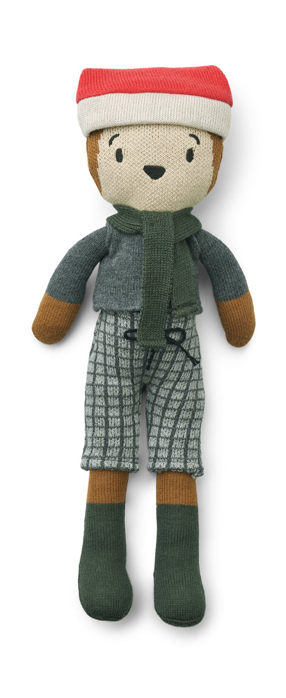 The Liewood Robert Bear Christmas Doll can be found at Nottinghams Liewood Stockist Store Alf&Co.
