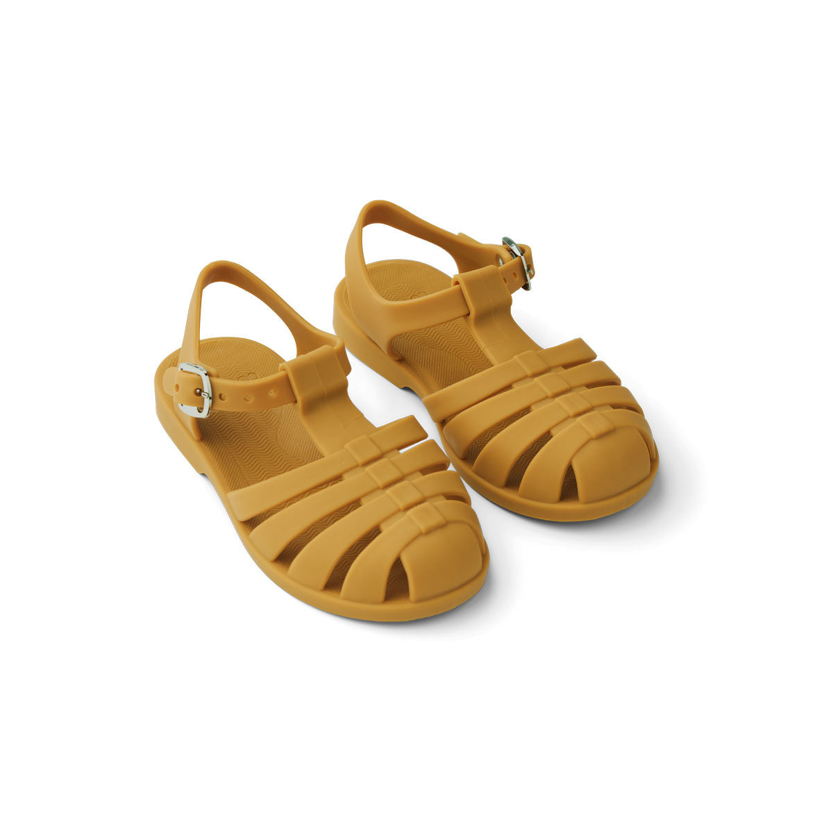 Load image into Gallery viewer, The Liewood Kids Bre Sandals in the lovely golden  caramel colour are available from Alf &amp;amp; Co, the children’s independent 
