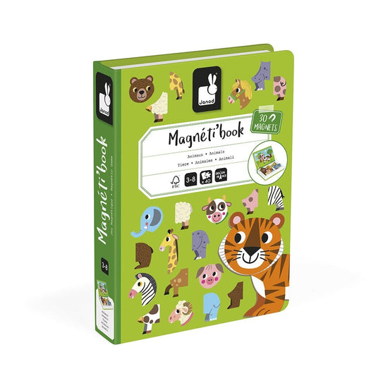 Janod, Animals Magneti’ Book, Educational, Nottingham Janod Stockist, Kids Shop, Midlands Baby Shop, Sustainable Kids Shop, Magnet Game 