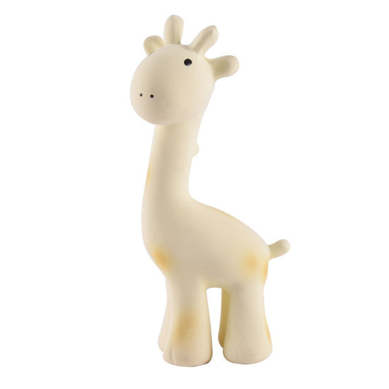 Natural Rubber Giraffe Teething Rattle available from Alf & Co, the children’s independent 