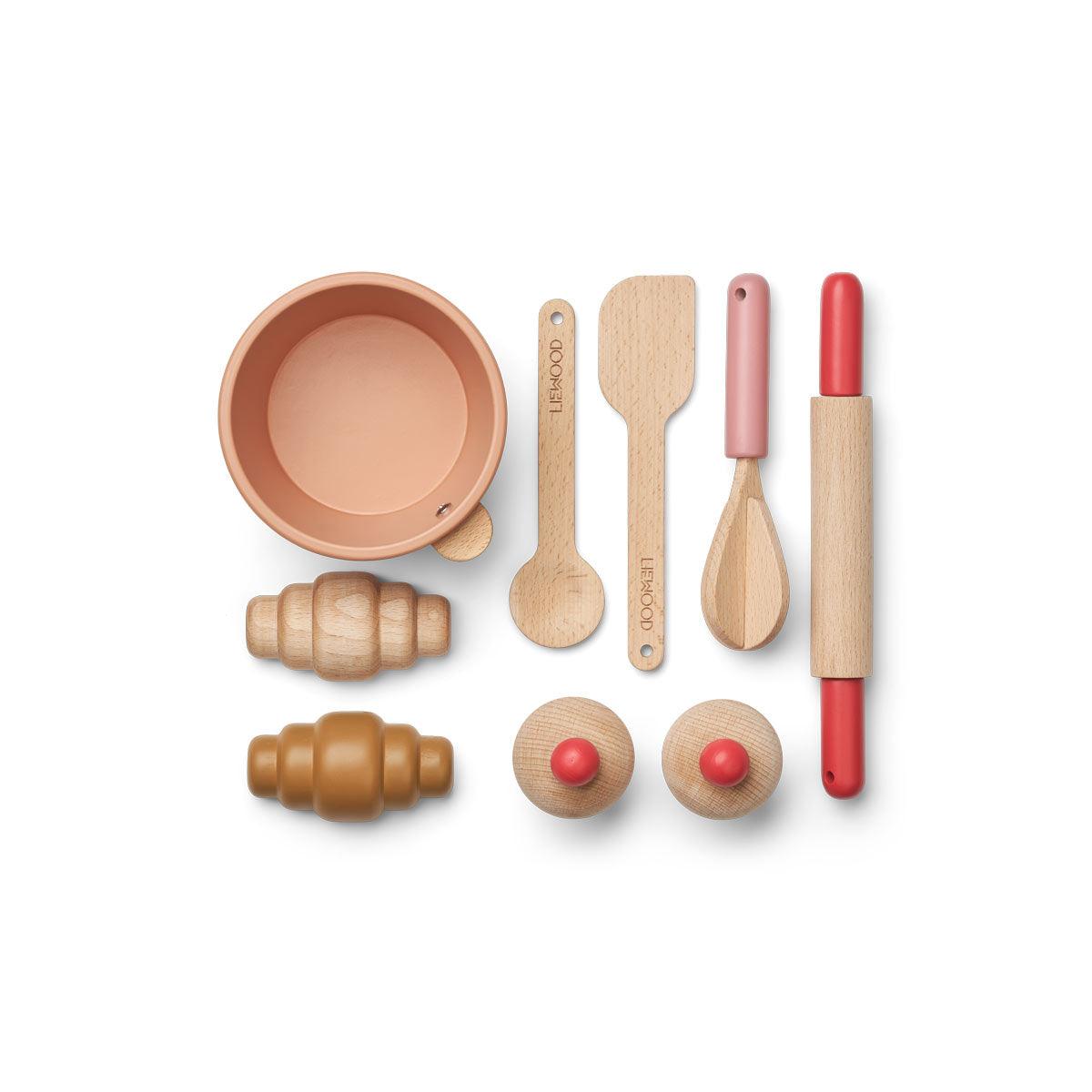 Load image into Gallery viewer, The Liewood Lisbeth Baking Play Set is a great role play christmas gift for your little ones to use their imagination stocked at Nottingham’s Children’s Independent Store.
